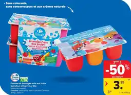Carrefour Gamme de fromages frais aux fruits Carrefour et Carrefour Bio aanbieding