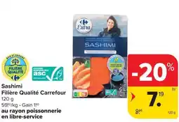 Carrefour Sashimi aanbieding