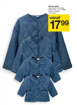 Zeeman Denim jack aanbieding