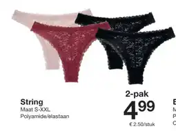 Zeeman String aanbieding