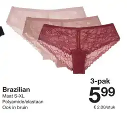 Zeeman Brazilian aanbieding