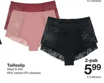 Zeeman Tailleslip aanbieding