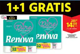 Cora Renova pure douceur toiletpapier aanbieding