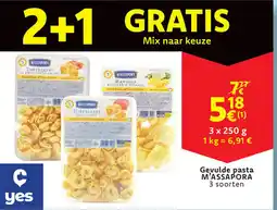 Cora M'assapora gevulde pasta aanbieding