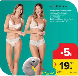 Carrefour Beugelbeha of beha met voorgevormde cups aanbieding