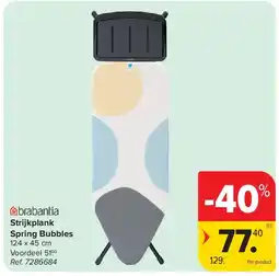 Carrefour Strijkplank Spring Bubbles aanbieding