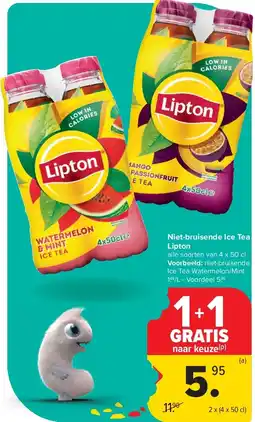 Carrefour Niet-bruisende Ice Tea Lipton aanbieding
