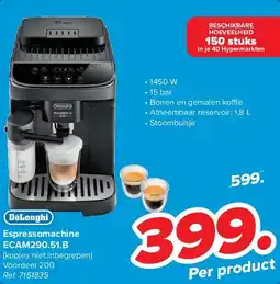 Carrefour Espressomachine ECAM290.51.B aanbieding