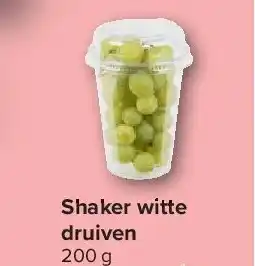 Carrefour Shaker witte druiven aanbieding
