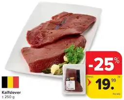 Carrefour Kalfslever aanbieding