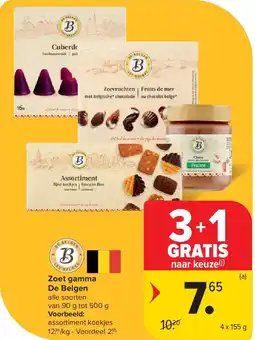 Carrefour Zoet gamma De Belgen aanbieding