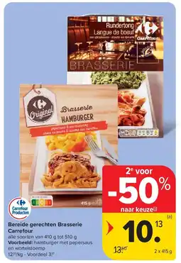 Carrefour Bereide gerechten Brasserie Carrefour aanbieding