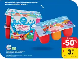Carrefour Gamma verse kaas met vruchten Carrefour en Carrefour Bio aanbieding