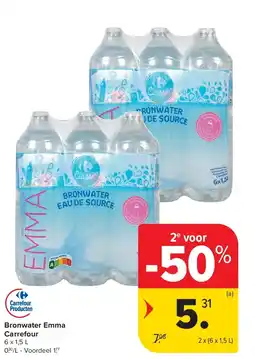 Carrefour Bronwater Emma Carrefour aanbieding
