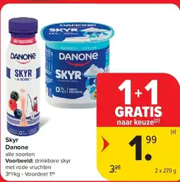Carrefour Skyr Danone aanbieding