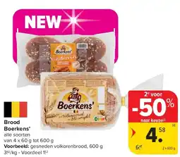 Carrefour Brood Boerkens’ aanbieding