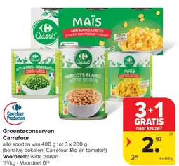 Carrefour Groenteconserven Carrefour aanbieding