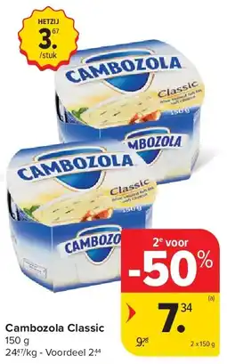 Carrefour Cambozola Classic aanbieding