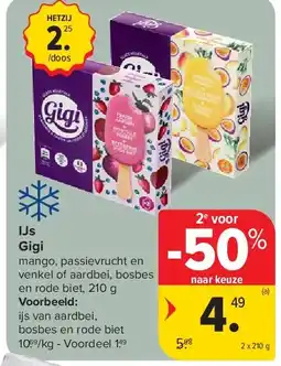 Carrefour IJs Gigi aanbieding
