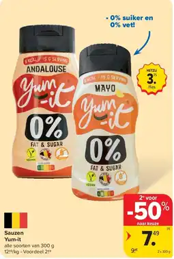 Carrefour Sauzen Yum-it aanbieding
