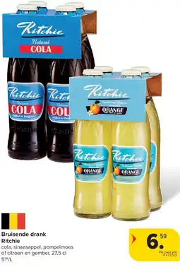 Carrefour Bruisende drank Ritchie aanbieding