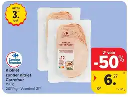Carrefour Kipfi let zonder nitriet Carrefour aanbieding