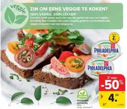 Carrefour Philadelphia plantaardig aanbieding