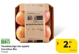 Carrefour Tweekleurige bio appels Carrefour Bio aanbieding