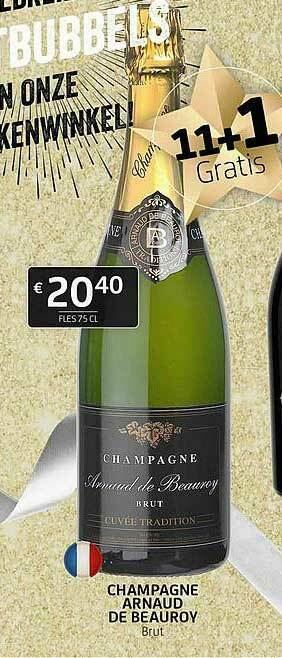 BelBev Champagne Arnaud De Beauroy aanbieding