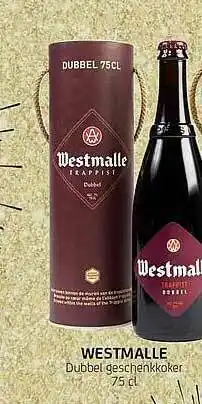 BelBev Westmalle Dubble Geschenkkoker aanbieding