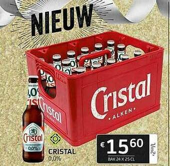 BelBev Cristal 0.0% aanbieding