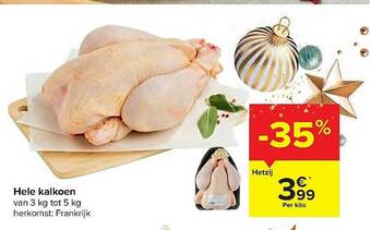 Carrefour Market Hele Kalkoen aanbieding