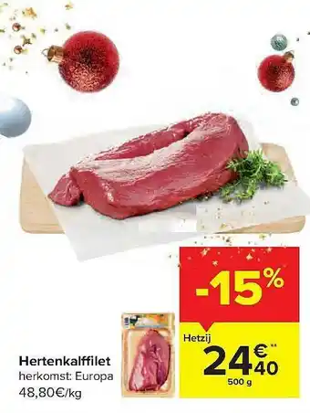 Hertenkalffilet