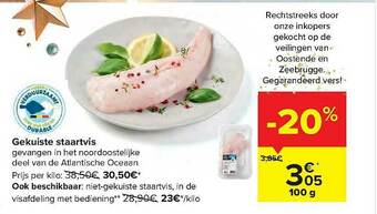 Carrefour Market Gekuiste Staartvis aanbieding