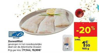 Carrefour Market Zeewolffilet aanbieding