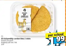 Albert Heijn AH Scharrelkip cordon bleu 2 stuks aanbieding