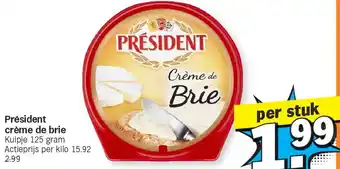 Albert Heijn Président crème de brie aanbieding