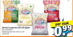 Albert Heijn Jimmy's popcorn 80-110 gram aanbieding