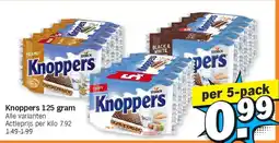 Albert Heijn Knoppers 125 gram aanbieding
