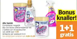 Albert Heijn Alle Vanish aanbieding