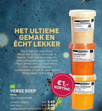 Ekoplaza Verse Soep aanbieding