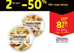 Cora Kipsalades mix'buffet aanbieding