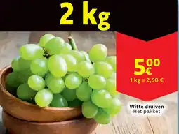Cora Witte druiven aanbieding