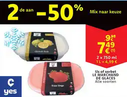 Cora Le marchand de glaces ijs of sorbet aanbieding