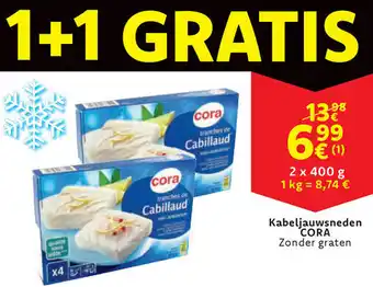 Cora Cora Kabeljauwsneden aanbieding