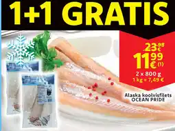 Cora Alaska koolvisfilets ocean pride aanbieding