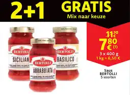Cora Bertolli saus aanbieding