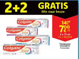Cora Colgate tandpasta aanbieding