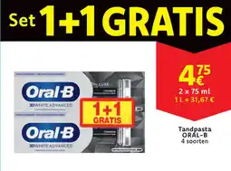 Cora Oral-B tandpasta aanbieding