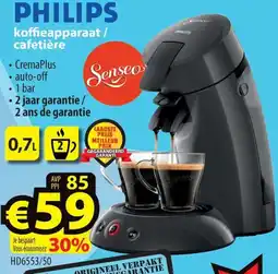 ElectroStock Philips koffieapparaat / cafetière HD6553/50 aanbieding